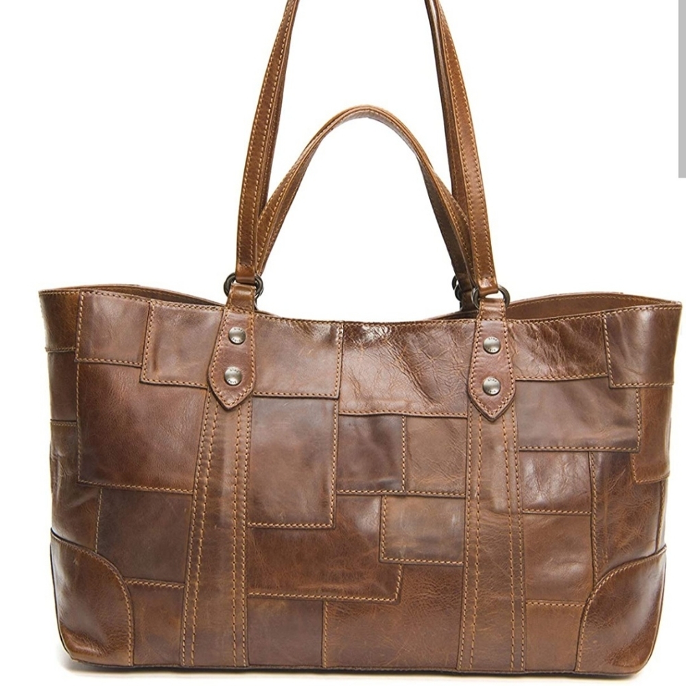 Frye Melissa Patchwork Multi Handle Tote